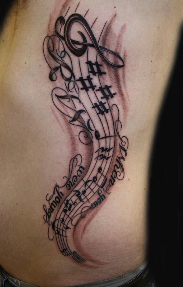 Best Music Tattoo Designs