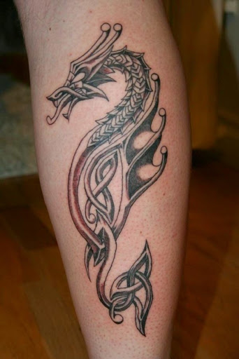 Celtic Dragon Tattoos designs for men and women