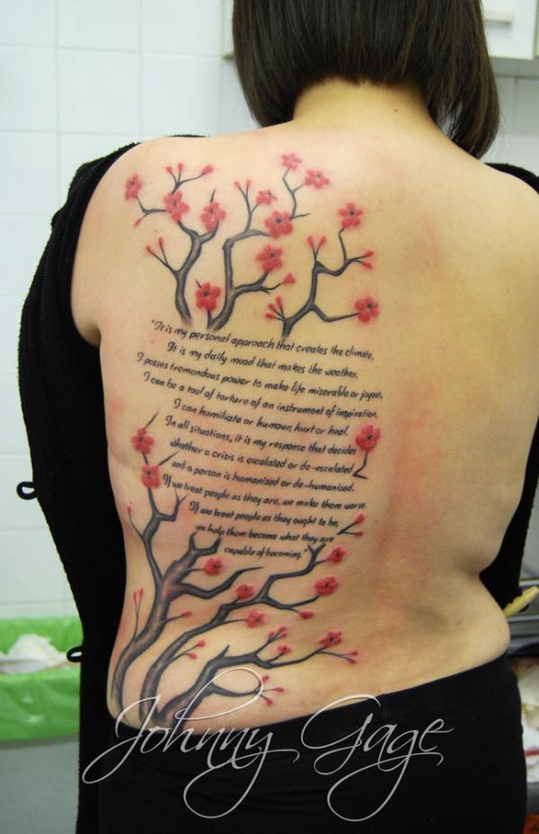 Cherry Blossom Tattoos and Meanings