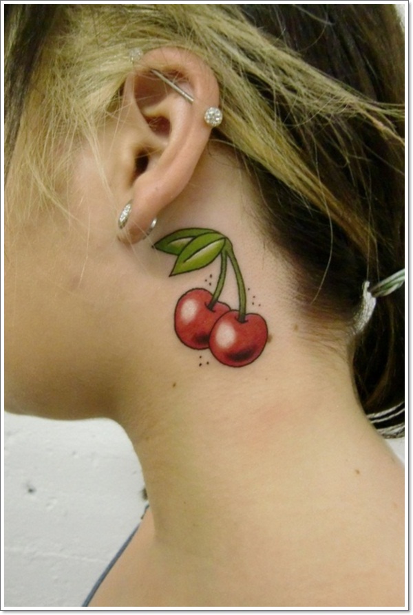 Cute and Fruity Cherry Tattoo Designs