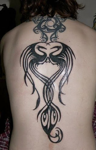 Dragon Tattoos on back