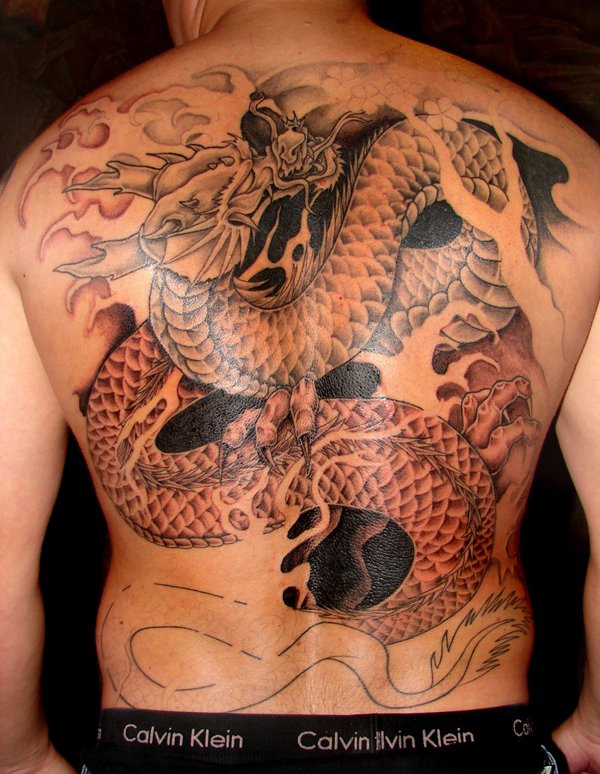 Dragon tattoo design..