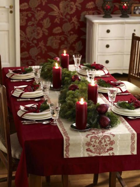 Holiday Decorating in Red and Green