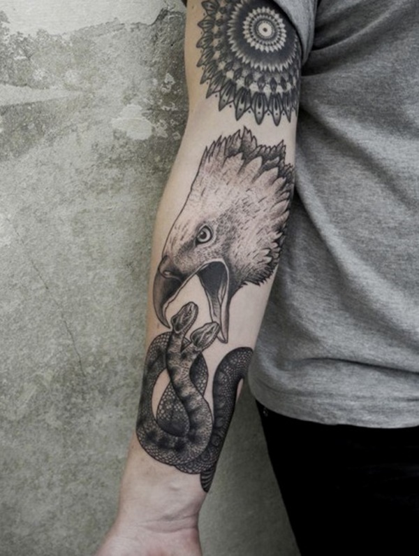 .Inspiring Eagle Tattoo Designs