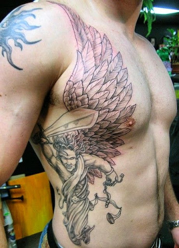 Justice Angel Tattoos design