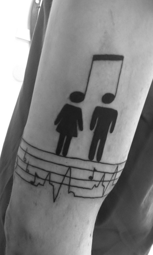 50 Cool Music Tattoo Designs and Ideas - The Xerxes