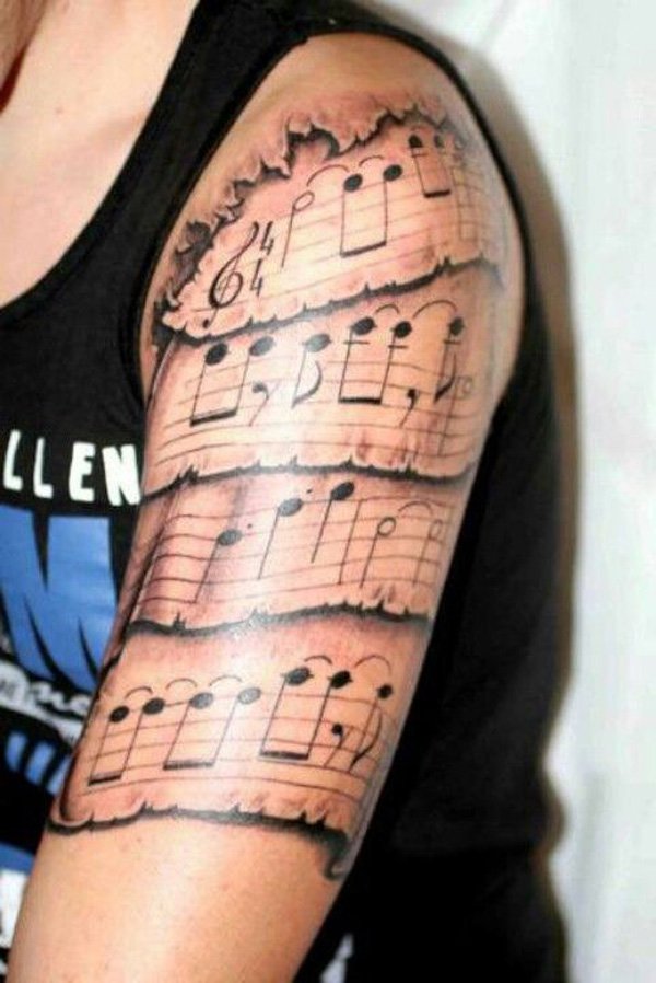 Music Tattoo Designs....