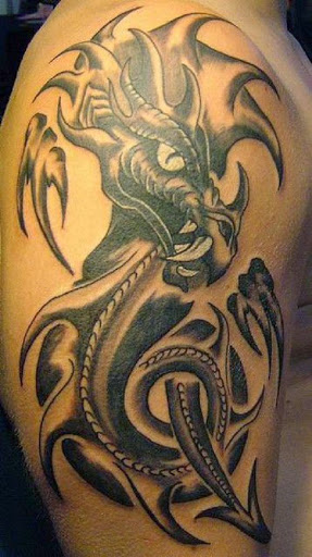 dragon tattoos..
