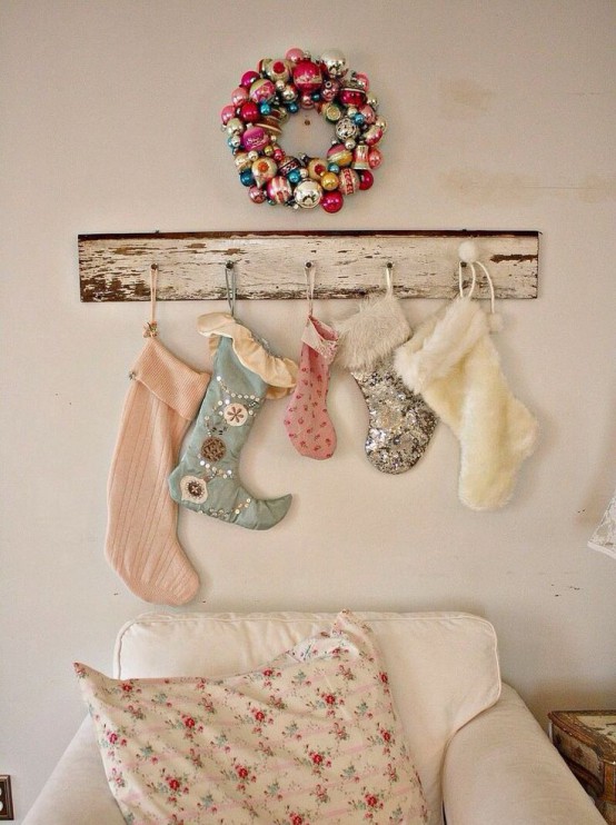 ideas for hanging christmas stockings