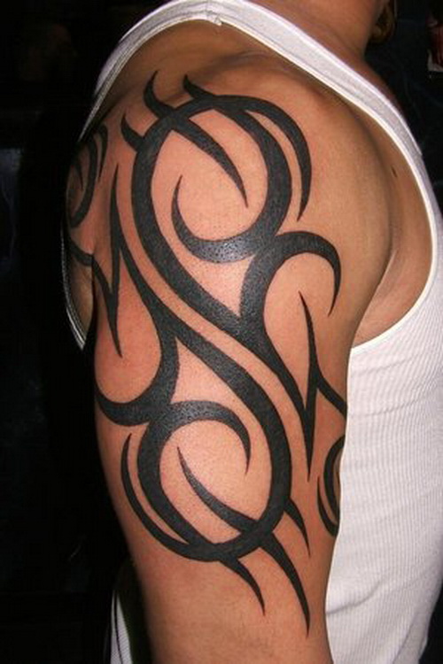 Tribal Arm Anchor Tattoo