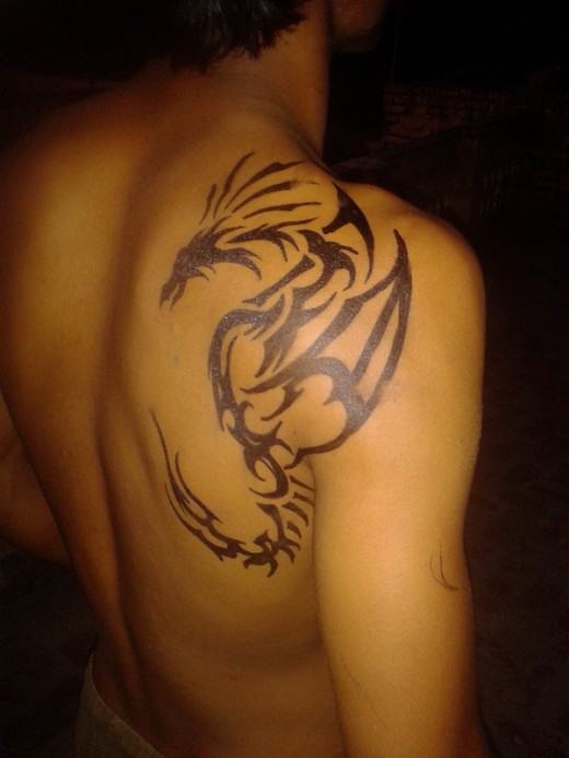 Tribal-Dragon-Tattoo-Design-