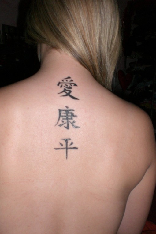 Chinese Symbol Tattoos Women