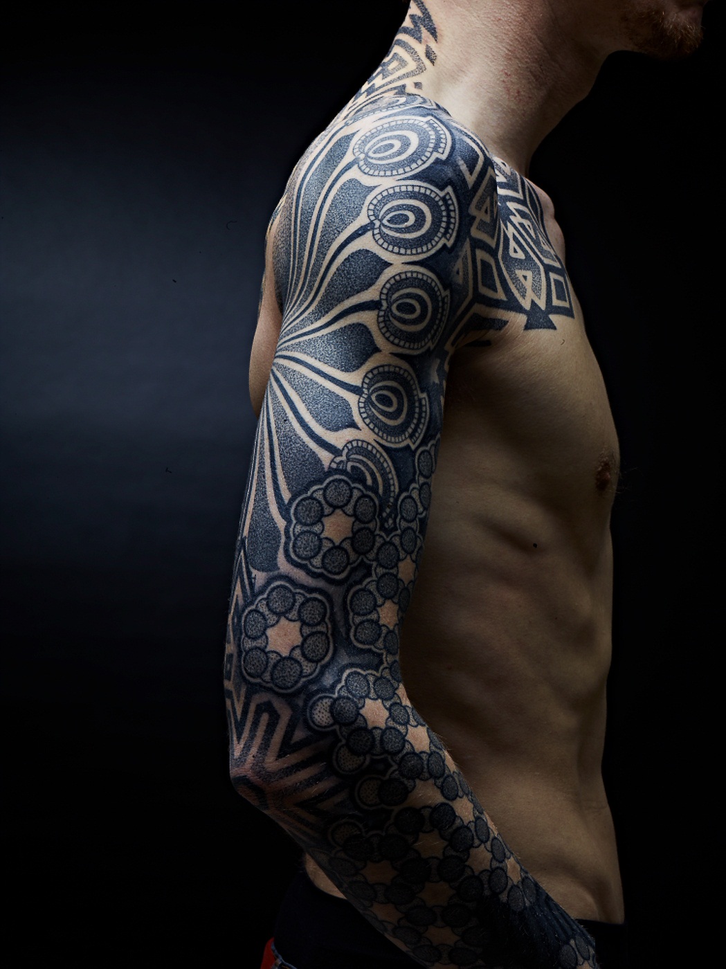 Geometric Tattoo Sleeve