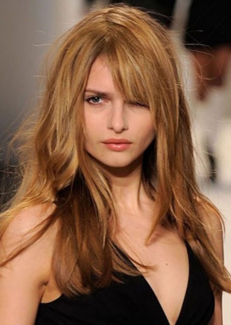 Long Hairstyle with Straight Hair for Women