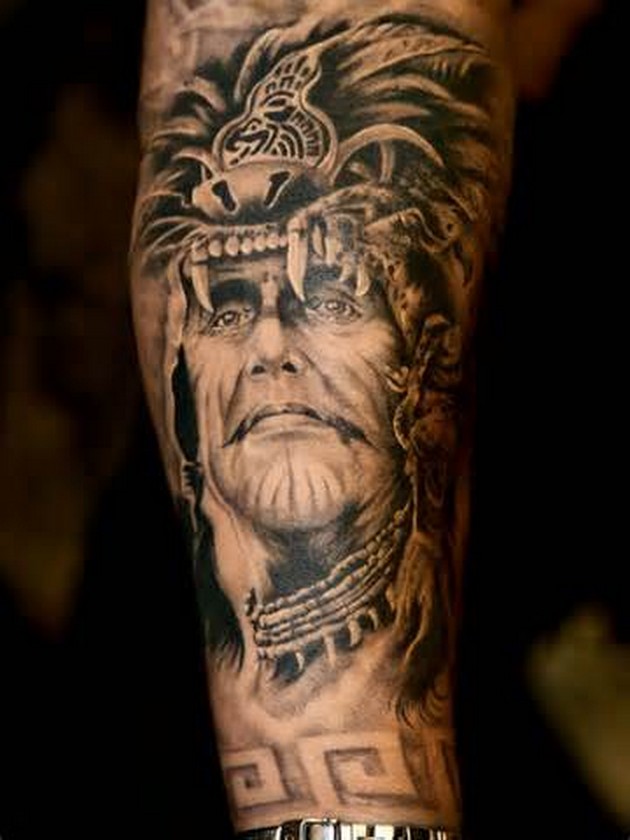 Native American Forearm Tattoos for Men