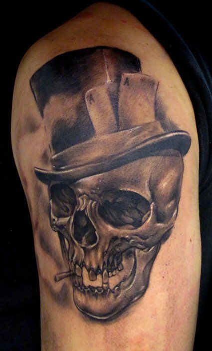 Skull Tattoo Designs Men