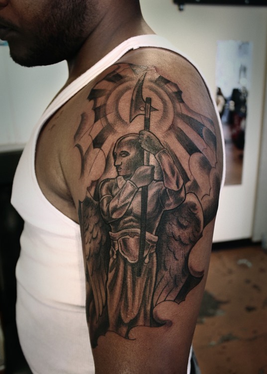 Warrior Angel Tattoo Designs