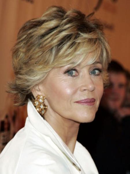 short hairstyles for older women images..