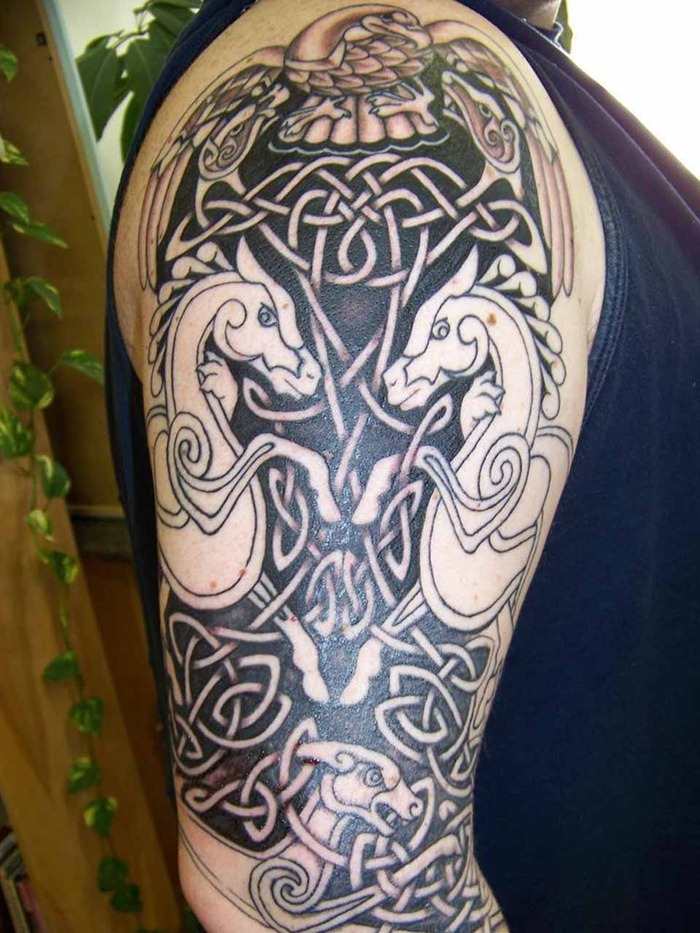 Celtic Tribal Sleeve Tattoo Designs ideas