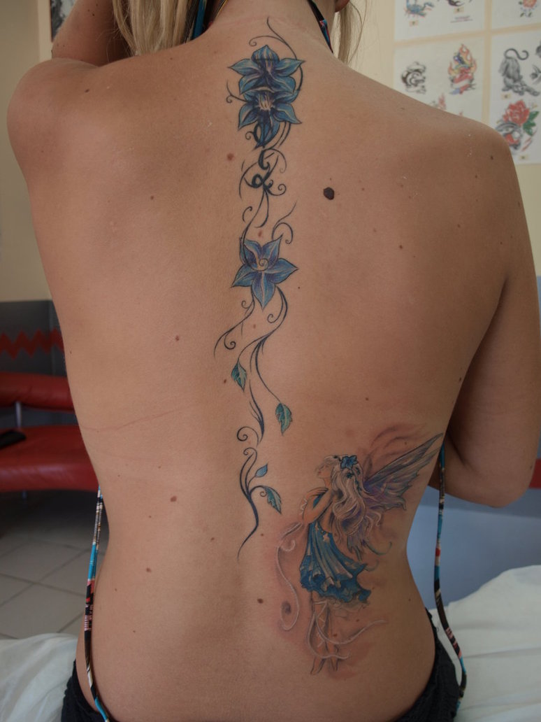 Flower Fairy Tattoo Designs...