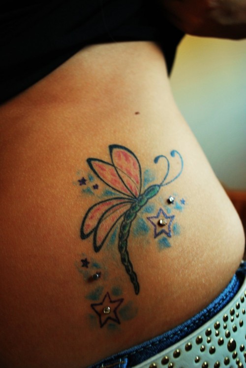 Girly Dragonfly Tattoos