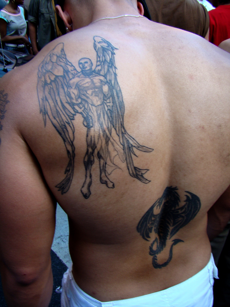 Guardian Angel Tattoos for Men