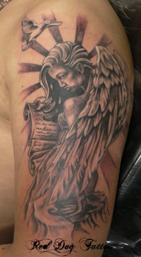 Holy Angel Tattoo Designs images