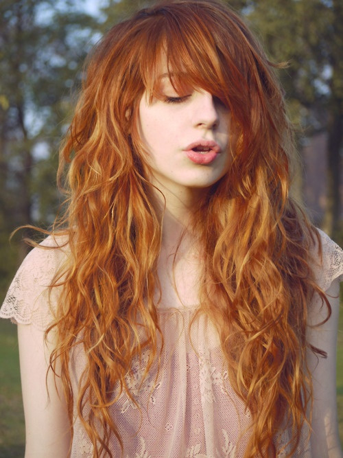 Long Copper Red Hair