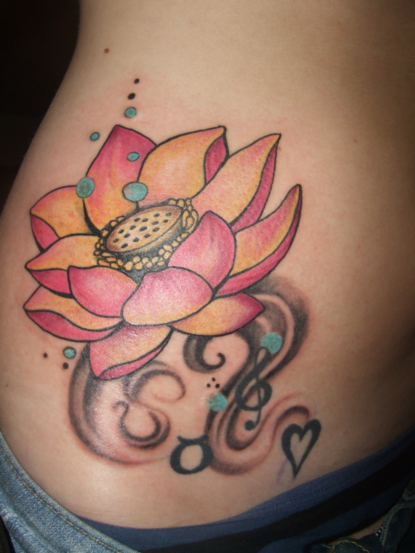 Lotus Flower Tattoo Design pics