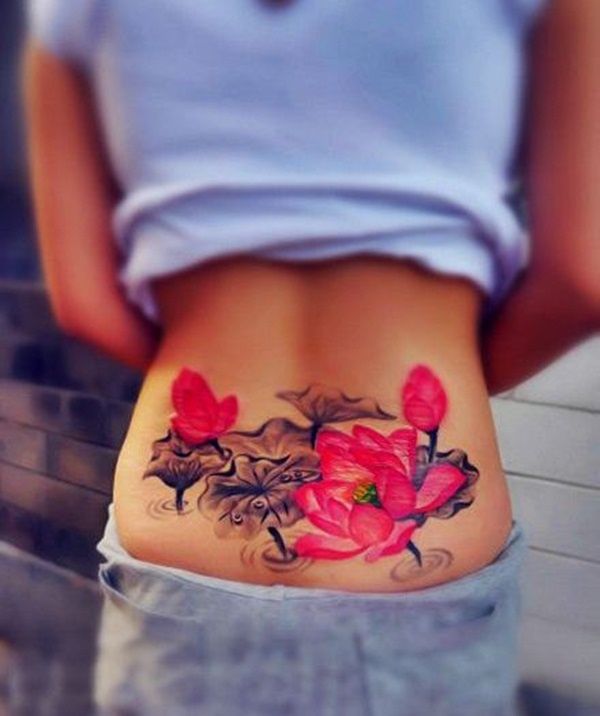 Lower Back Tattoo Designs for Women 2016