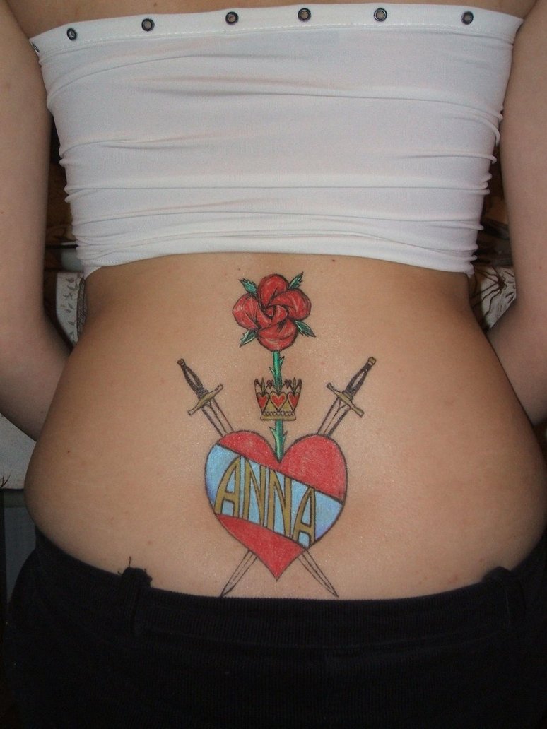 Lower Back Tattoo Designs for Women Images