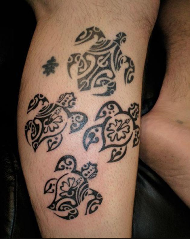 Maori Turtle Tattoo
