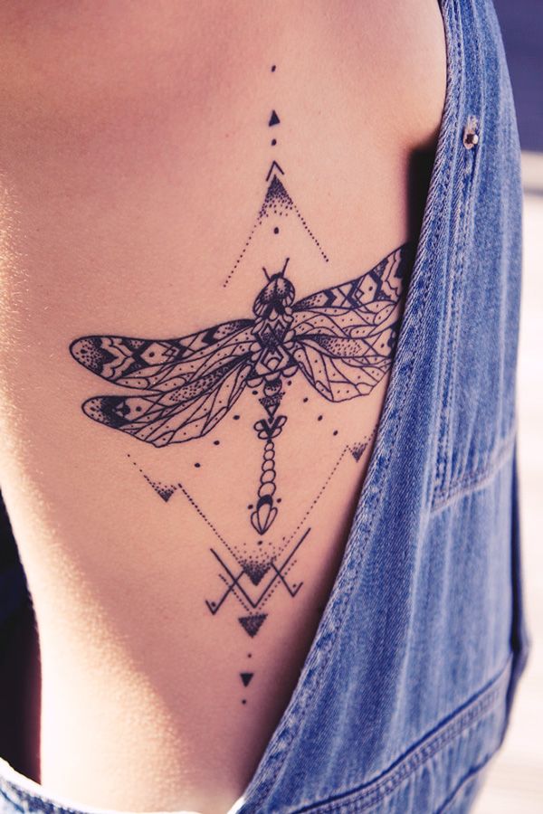 Pretty Dragonfly Tattoo Designs