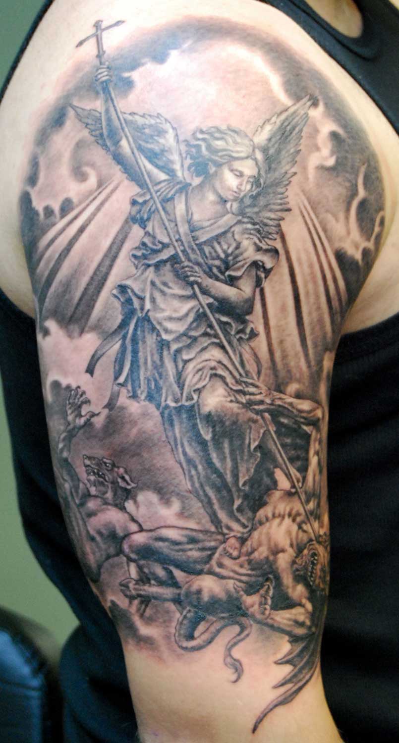 Saint Michael Angel Tattoo