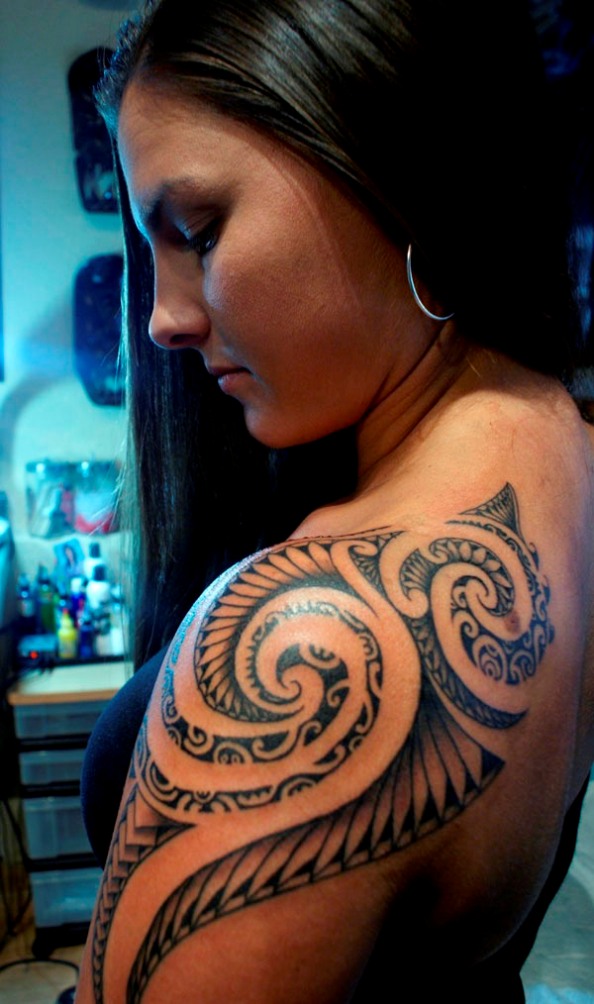 Samoan Maori Women Tattoos