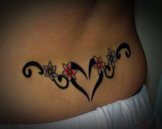 Sexy Lower Back Tattoos for Women