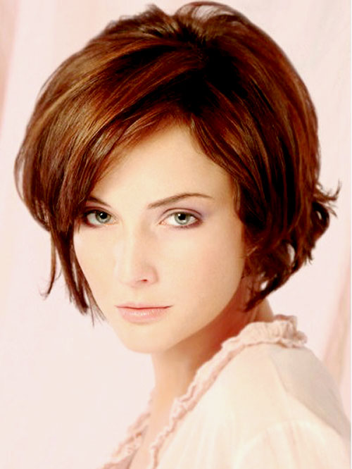 Short Layered Hairstyles with Bangs