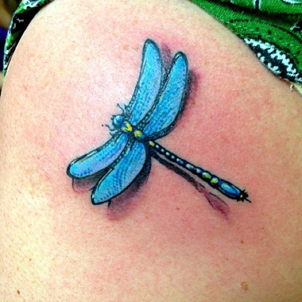 Stunning Dragonfly Tattoo Idea