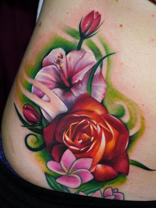 Stunning Hibiscus Flower Tattoos For Women