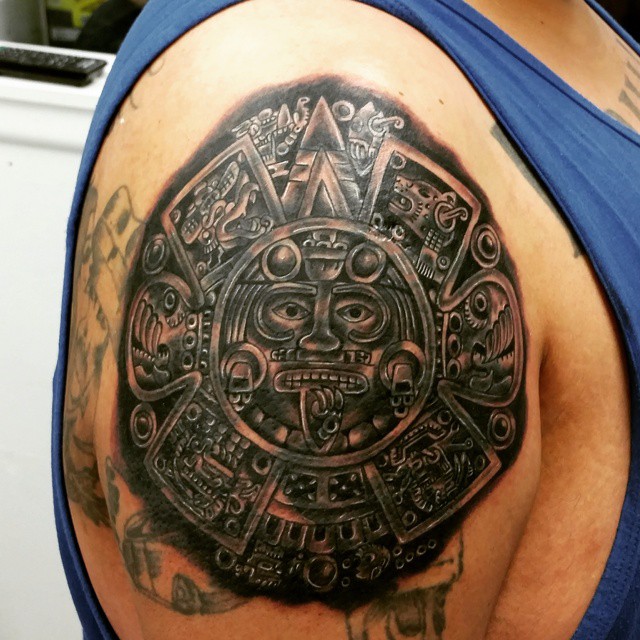 Unique Aztec Tattoo Designs Images