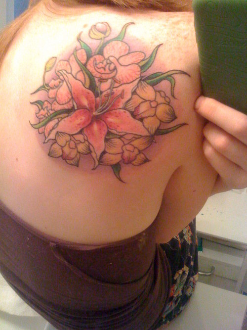 White Orchid Tattoo