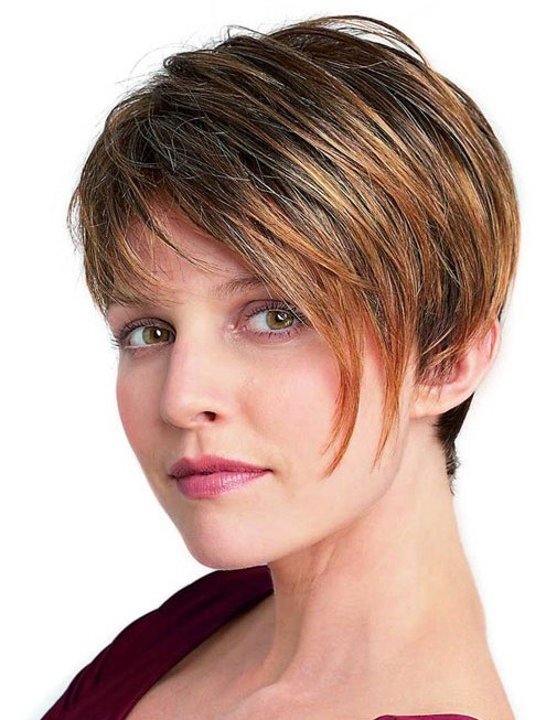Women Short Hairstyles for Thick straight hairs
