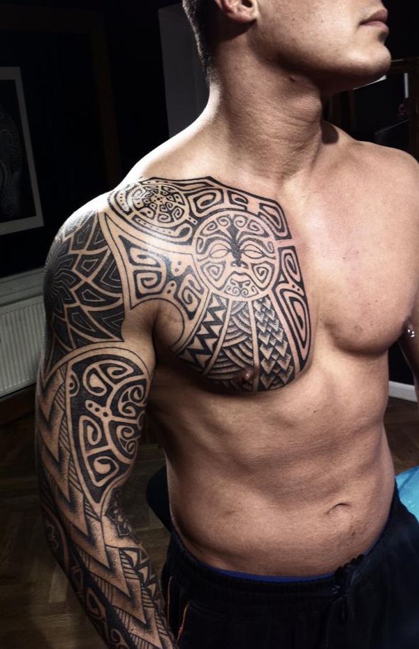 tradition and stylish look with Maori tattoos