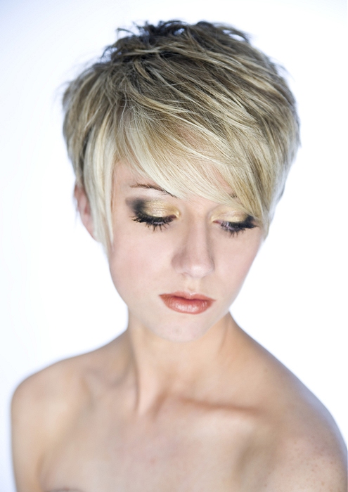 Short choppy hairstyles picture gallery