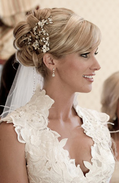 Wedding Hairstyles for Medium Hair with Veil