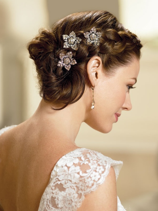 Wedding Hairstyles with Braids for Short Hair