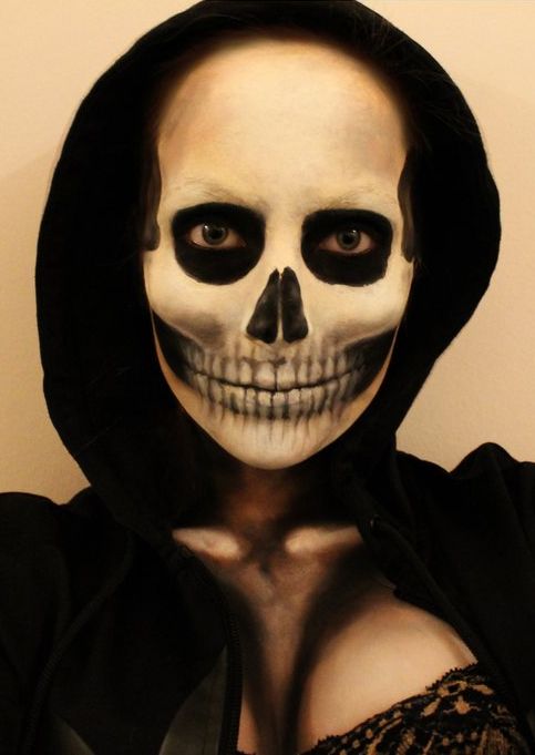 Grim Reaper Halloween Makeup
