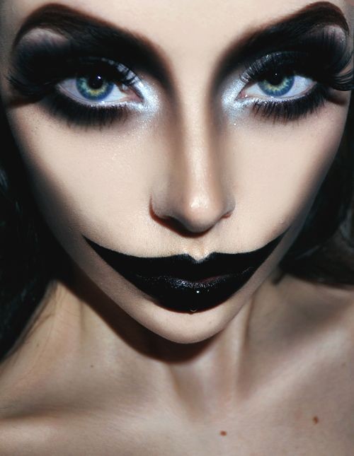 black halloween makeup ideas