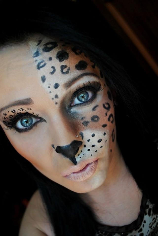 Animal Halloween Face Makeup