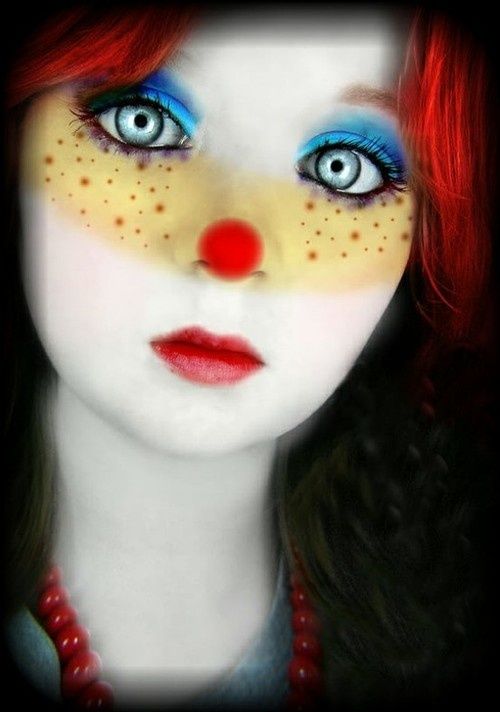 Cute Clown Face Makeup